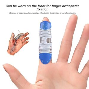 Yosoo Health Gear Finger Splint, Basketball Finger Guard, Finger Support Brace for Basketball Volleyball, Hollow Out Type Finger Sleeve Support Protector(M)-B0BC1BDRV8