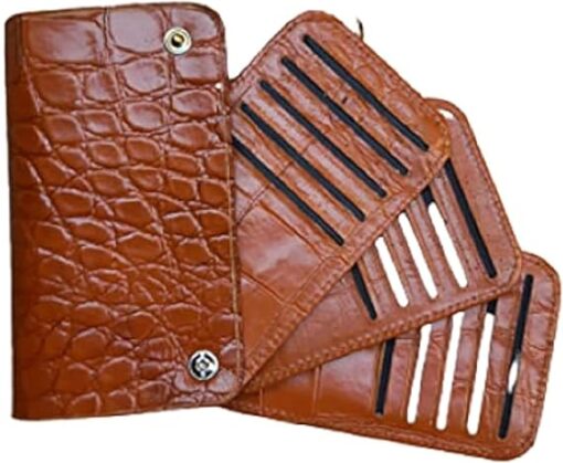 MYSouq-store-Brown Leather For Men - Card & ID Cases 30 in 1 , 2725616975334-B09BDPDM2Y