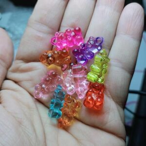 100PCS Mini Acrylic Beads 20mm Beads for Jewelry Making Bracelets Necklaces Earrings Key Chains Accessories DIY Crafts Valentine Christmas Birthday Gifts Mixed Color-B0DFCZWH8S