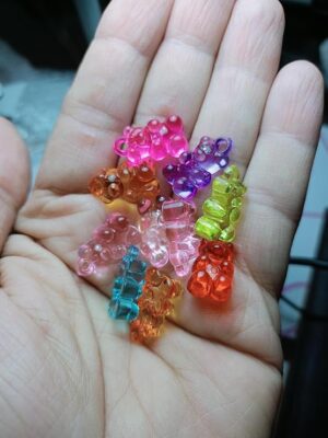 100PCS Mini Acrylic Beads 20mm Beads for Jewelry Making Bracelets Necklaces Earrings Key Chains Accessories DIY Crafts Valentine Christmas Birthday Gifts Mixed Color-B0DFCZWH8S