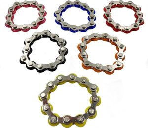 1Pcs Roller Bike Chain Fidget Autism Therapy Cool Gadgets Stress Skills for Anxiety Antiestrés Juguetes Ansiedad 1Pcs only-B0DP77KMLX