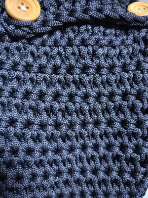 19X15 cm Mobile Handmade Crochet Crossbody Bag B0CWVVDC9F