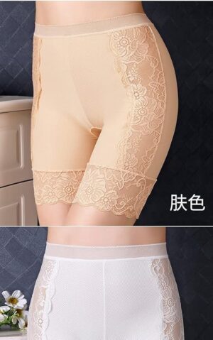 White, L(55kg-67.5kg) - Women Panties Seamless Safety Short Pants Women's High Waist Stretch Shorts Briefs Slimming Underwear Woman Summer Lingerie-B0BQT6YWM2