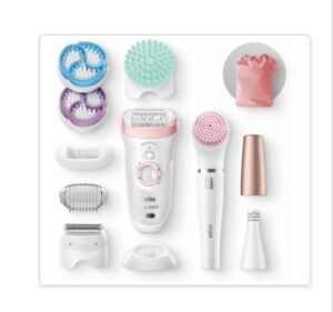 ماكينة ازالة الشعر سيلك بيوتى -مجموعه 9 قطع15