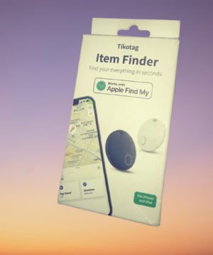 قطعه تتبع Tikotag، والذي يعمل مع ميزة "Find My" من Apple