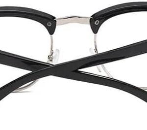 31F1bp76dvL._AC_SX679_ Half Frame Myopia Glasses Computer Goggles Finished Business Nearsighted Eyeglasses Diopter - B0DSP7FS8P