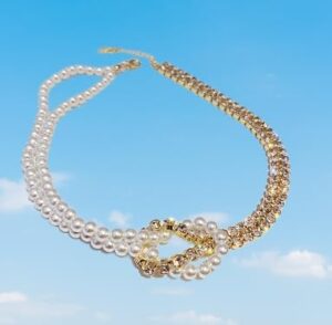 (1 Set - As Shown, 35Cm, ATMD2S06) Elegant Alloy Wedding Temperament Personality Jewelry Accessories Rhinestone Pendant Korean Style Choker Women Necklace-B0CR433QJQ