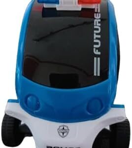 31X-zieIbAL._AC_ 1Pcs Electric Car Transparent Gear Police Car With Light Music Kid Gifts Car Birthday Gifts for Boys and Girls B99 (Blue) 135G-B0DPNFWBG4