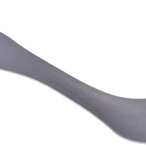 1Pcs Outdoor Mini Portable Spoon Fork Useful Titanium Camping Backpacking Cutlery Spork Fork Spoon Lightweight-B0DSCH6N7Y
