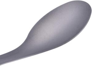 1Pcs Outdoor Mini Portable Spoon Fork Useful Titanium Camping Backpacking Cutlery Spork Fork Spoon Lightweight-B0DSCH6N7Y