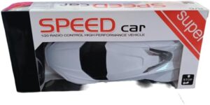 1Pcs Remote Speed Car With Remote For Boys - White Multi Color-B0DPMM41YW