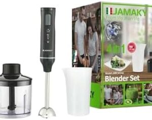 41Gib4Hea3L._AC_ Jamaky JMK3004, 4 in 1 Blender 1000 W, Black Jmk3004A-4 Wings 700ML OOcup +350ML Food Chopper Cup -One Speed Voltage 220-240V~50/60HZ-B0DGNQC39C