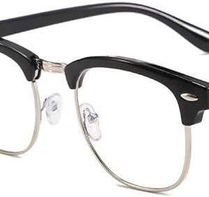 41TsJfWJ6PL._AC_SX522_ Half Frame Myopia Glasses Computer Goggles Finished Business Nearsighted Eyeglasses Diopter - B0DSP7FS8P