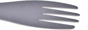 1Pcs Outdoor Mini Portable Spoon Fork Useful Titanium Camping Backpacking Cutlery Spork Fork Spoon Lightweight-B0DSCH6N7Y