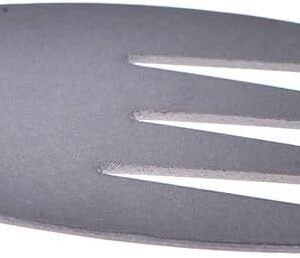 1Pcs Outdoor Mini Portable Spoon Fork Useful Titanium Camping Backpacking Cutlery Spork Fork Spoon Lightweight-B0DSCH6N7Y