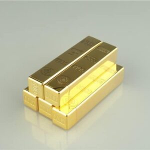 41blY5jek+L._AC_ 1pcs - New Match Gold Bar Shape Metal Waterproof 10000 Times Match Pendant Lighter gold (A)-B0CTYS3CSS