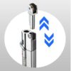 MySouq-Store 1Pcs Metal With Safety Lock Beam Cigar Grill Kitchen Direct Injection Windproof Exquisite lighter cigarette lighter accessories(COLOR MAY VARY)-B0CTYS2N37