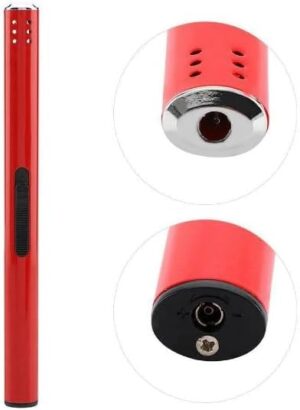 [1Pcs] Soplete cocina Torch Lighter Outdoor Barbecue Charcoal Gas Cooker Butane Torch Stove Lighter Kitchen Igniter Lighter For BBQ (Random Color)-B0CHMZM24Z