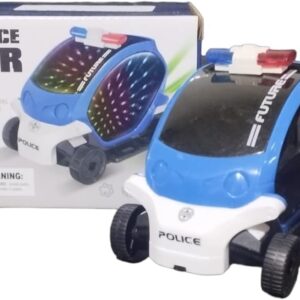 51-GNIfo4FL._AC_ 1Pcs Electric Car Transparent Gear Police Car With Light Music Kid Gifts Car Birthday Gifts for Boys and Girls B99 (Blue) 135G-B0DPNFWBG4