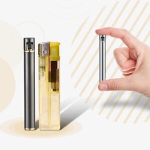 1pc (Without Gas) Mini Cigarette Lighter Grinding Wheel Flint Butane Gas Lighter Portable Can Be Placed Cigarette Box Smoke Accessories-B0CW2B8BPF