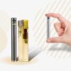 1pc (Without Gas) Mini Cigarette Lighter Grinding Wheel Flint Butane Gas Lighter Portable Can Be Placed Cigarette Box Smoke Accessories(B)-B0CW34NYQJ