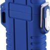 Outdoor Waterproof Lighter with Lanyard Portable Blue Flame Jet Lighter Butane Turbo Cigar Lighter Camping Wading Men's Gadgets (Random Colors)-B0CBZ3PP2T