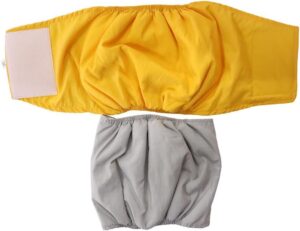 [1Pcs -M for Chest 33-50cm- Mixed Color] Dog Diapers Physiological Pant Puppy Women's Panties Shorts Underwear Washable Female Dog Diper Panties Pet Dog Cat Clothes (Green For Girls)-B0DV1XLX9B