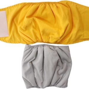 [1Pcs -M for Chest 33-50cm- Mixed Color] Dog Diapers Physiological Pant Puppy Women's Panties Shorts Underwear Washable Female Dog Diper Panties Pet Dog Cat Clothes (Green For Girls)-B0DV1XLX9B