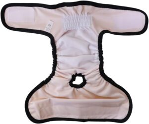 [1Pcs -M for Chest 33-50cm- Mixed Color] Dog Diapers Physiological Pant Puppy Women's Panties Shorts Underwear Washable Female Dog Diper Panties Pet Dog Cat Clothes (Green For Girls)-B0DV1XLX9B