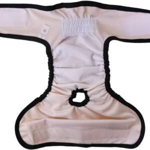 [1Pcs -M for Chest 33-50cm- Mixed Color] Dog Diapers Physiological Pant Puppy Women's Panties Shorts Underwear Washable Female Dog Diper Panties Pet Dog Cat Clothes (Green For Girls)-B0DV1XLX9B