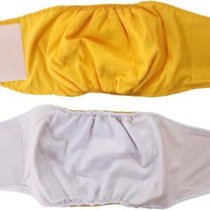 [1Pcs -M for Chest 33-50cm- Mixed Color] Dog Diapers Physiological Pant Puppy Women's Panties Shorts Underwear Washable Female Dog Diper Panties Pet Dog Cat Clothes (Green For Girls)-B0DV1XLX9B