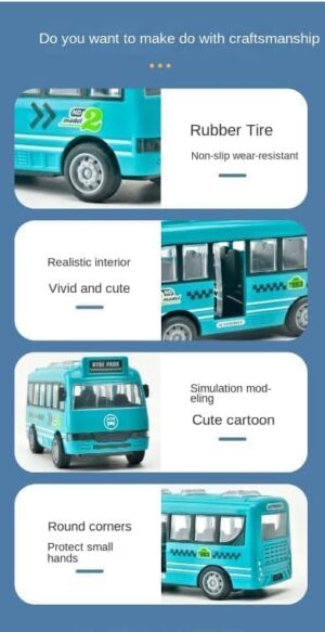 51jA0BZe9LL._AC_ 1Pcs 1:43 Bus Car - Can Open The Door Bus Gifts Inertial Fall-Resistant Car Model (Purple) 12 * 7 * 5.5 Cm-B0DFQ8Q4KP