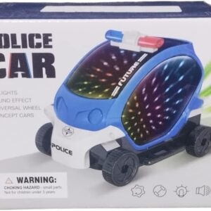 51kFiAX4cVL._AC_ 1Pcs Electric Car Transparent Gear Police Car With Light Music Kid Gifts Car Birthday Gifts for Boys and Girls B99 (Blue) 135G-B0DPNFWBG4