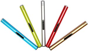 [1Pcs] Soplete cocina Torch Lighter Outdoor Barbecue Charcoal Gas Cooker Butane Torch Stove Lighter Kitchen Igniter Lighter For BBQ (Random Color)-B0CHMZM24Z