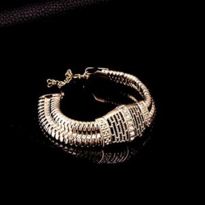 (1 Pc) Wedding Party Gift Net Thick Choker Necklace Bracelet Ring Earrings Set stainless steel jewelry set Women's Jewelry Sets-B0C9Q7ZCVL