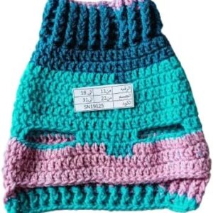 51wOSqiVVfL._AC_ Dog and Cats HandMade Crochet Shirt Winter Pet Dog Clothes Crochet a winter jacket for Small pets as shown Select Size Carefully (SN19125-Neck 11~18Cm-Chest 22~31Cm)-B0DTTQ154P