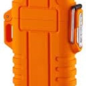 [1 Pcs- Yallow ] Outdoor Waterproof Lighter with Lanyard Portable Blue Flame Jet Lighter Butane Turbo Cigar Lighter Camping Wading Men's Gadgets (Random Colors)-B0CLQFB9JC
