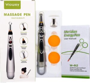 Electronic Acupuncture Pen, 3-in-1 Meridian Energy Pen for Pain Relief, Pain Relief Therapy, Electric Meridians Acupuncture Machine message pen-B0DQHL6WMN