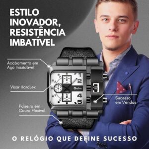 Men's Square Watch - Luxury Big Design - Amazing Watch + Premium Box included in Package-B0DSFBSWMD