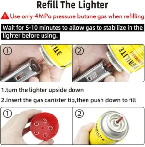 1pc (Without Gas) Mini Cigarette Lighter Grinding Wheel Flint Butane Gas Lighter Portable Can Be Placed Cigarette Box Smoke Accessories(B)-B0CW34NYQJ