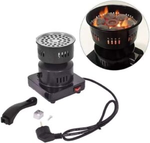 Electric Charcoal Lighter for argles, cooking and travel - 500W Very Fast and Super Speedy-B0DFCL2CNZ