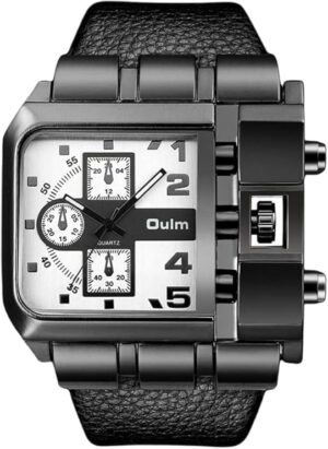 Men's Square Watch - Luxury Big Design - Amazing Watch + Premium Box included in Package-B0DSFBSWMD