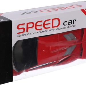 1Pcs Remote Speed Car With Remote For Boys - White Multi Color-B0DPMM41YW