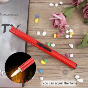 [1Pcs] Soplete cocina Torch Lighter Outdoor Barbecue Charcoal Gas Cooker Butane Torch Stove Lighter Kitchen Igniter Lighter For BBQ (Random Color)-B0CHMZM24Z