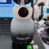 1Pcs Water Bottle For Kids Naughty Bear 650 Ml Animal Design Water Bottle With Straw Bpa Free (Browne X Black)-B0DTTSFGLN
