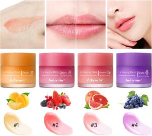 1pcs Sleeping Lip Mask for Intense Overnight Moisture (Berry) 20G-B0DSLVRZ15