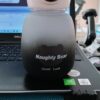 1Pcs Water Bottle For Kids Naughty Bear 650 Ml Animal Design Water Bottle With Straw Bpa Free (Browne X Black)-B0DTTSFGLN
