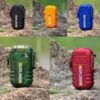 [1 Pcs- Yallow ] Outdoor Waterproof Lighter with Lanyard Portable Blue Flame Jet Lighter Butane Turbo Cigar Lighter Camping Wading Men's Gadgets (Random Colors)-B0CLQFB9JC