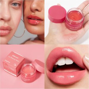 1pcs Sleeping Lip Mask for Intense Overnight Moisture (Berry) 20G-B0DSLVRZ15