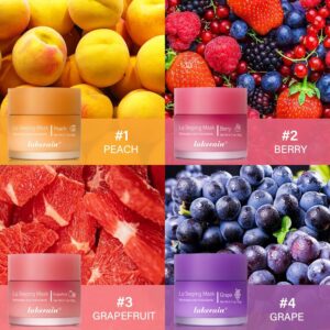 1pcs Sleeping Lip Mask for Intense Overnight Moisture (Berry) 20G-B0DSLVRZ15